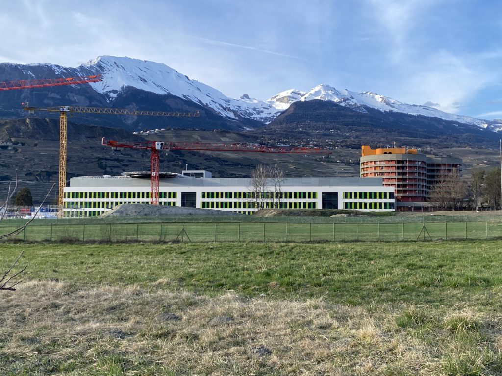 Hôpital de Sion construction